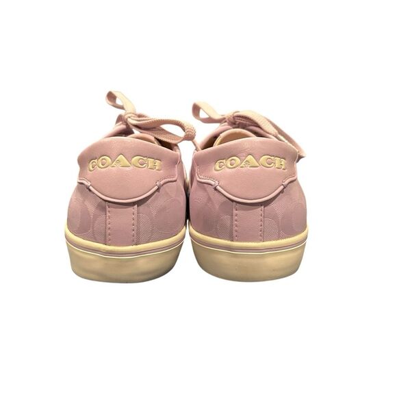 Coach Purple Skate Sneaker Signature Jacquard Size 8 - Picture 6 of 7